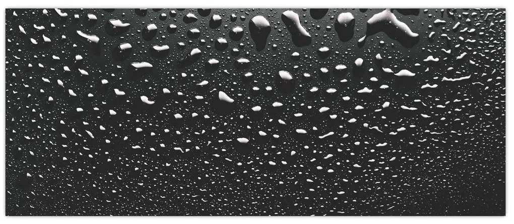 Tabloul cu picături de apă (120x50 cm)