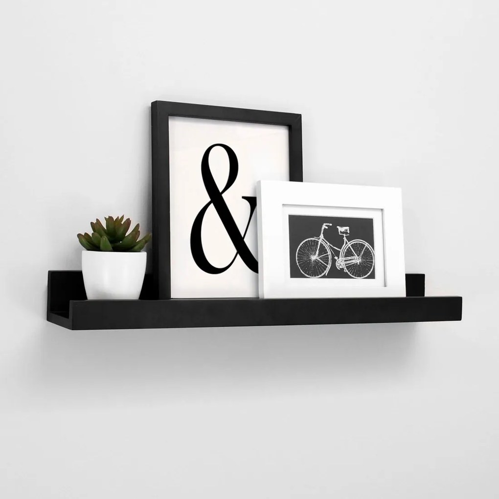 Raft din MDF 48 cm, Wenge