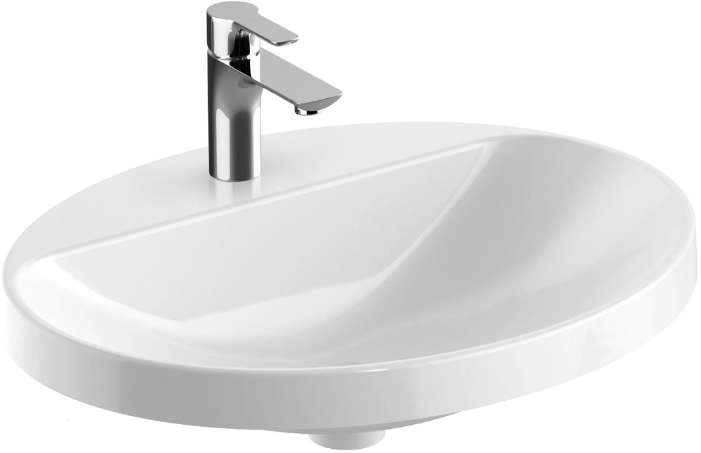 Geberit Variform lavoar 60x48 cm oval alb 500.727.01.2