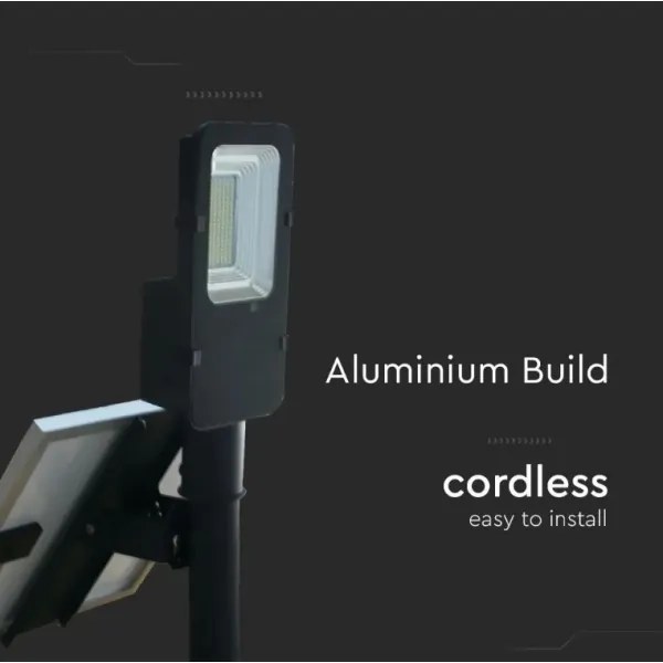 Lampă solară stradală LED dimabilă 50W 6,4V 6000K IP65 cu DO