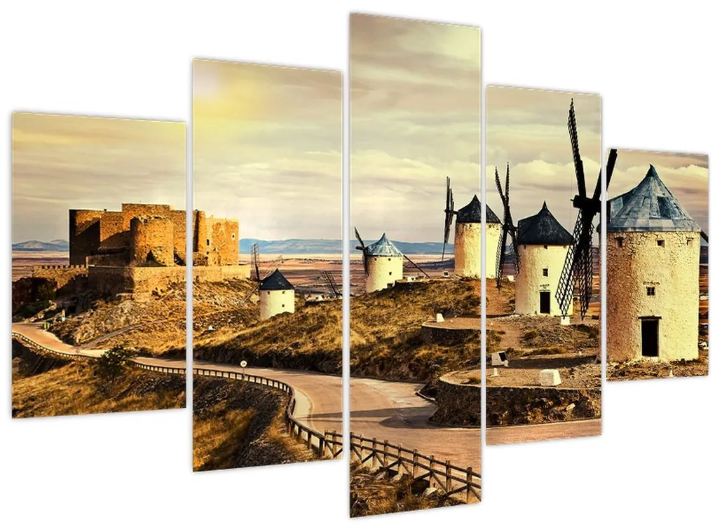 Tablou - Morile de vânt (150x105 cm)