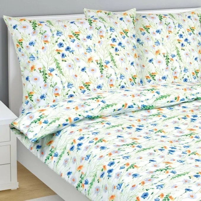 Bellatex Lenjerie de pat din bumbac Kvítí, 140 x200 cm, 70 x 90 cm