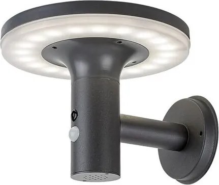 Aplica LED solara cu senzor iluminat exterior IP44 Alaska