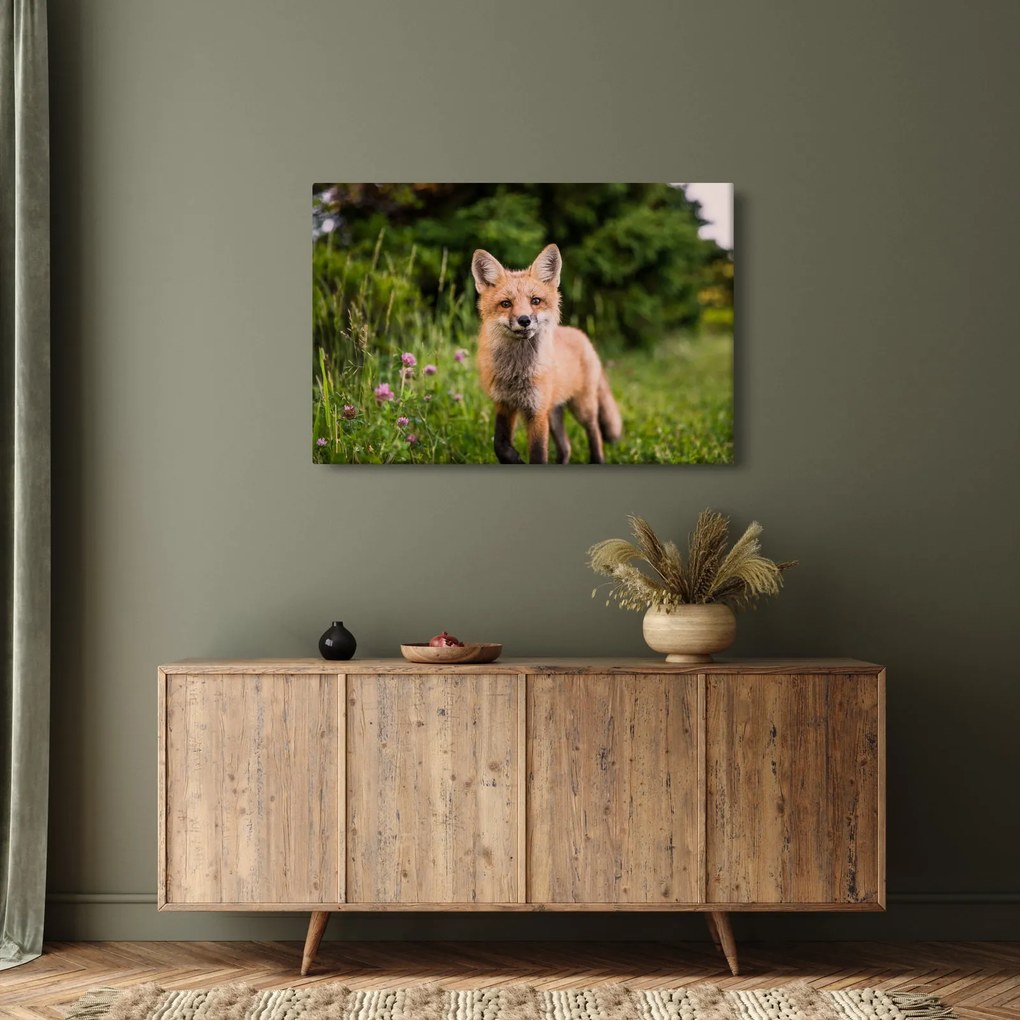 Tablou cu vulpe (90x60 cm)
