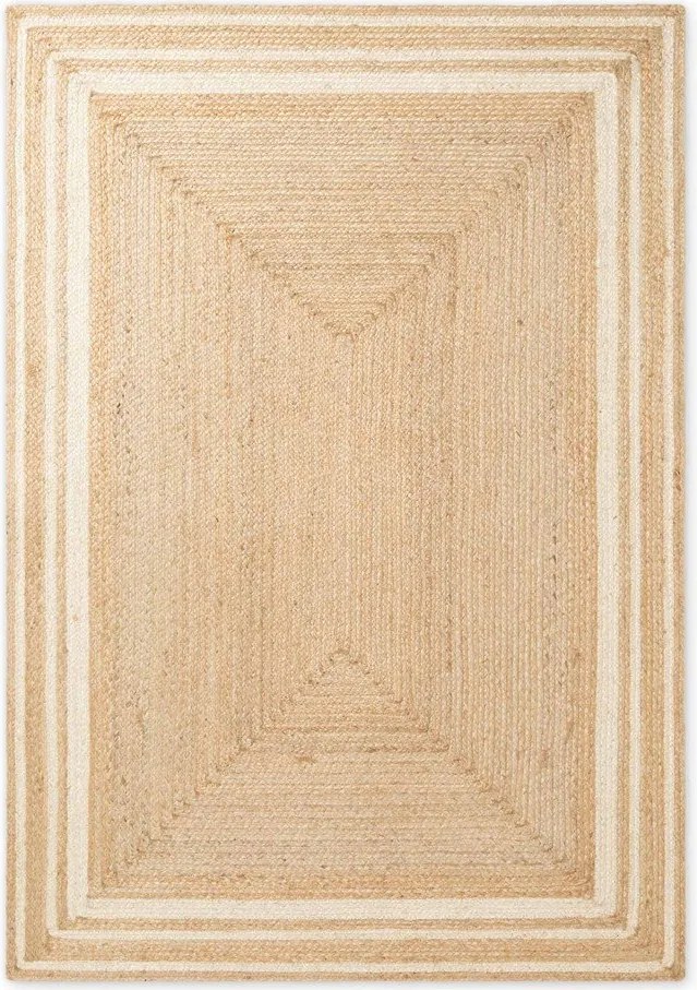 Covor crem/în culoare naturală reversibil/țesut manual din iută 120x170 cm Jutta – Hanse Home