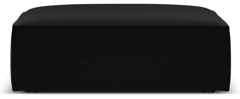 Taburet negru cu tapițerie din catifea Vanda – Mazzini Sofas