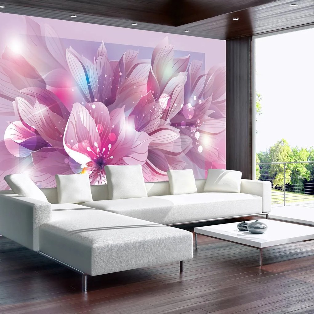 Fototapet - Arta florală - abstract (152,5x104 cm)