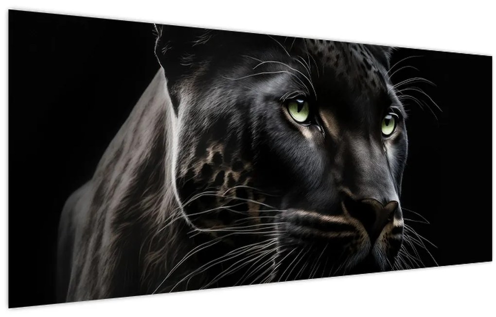 Tablou - Pantera Neagră (120x50 cm)