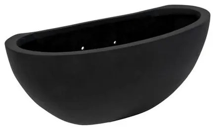 Ghiveci Mini Dorant Wally, culoare negru, dimensiuni multiple - PotteryPots mărimea: L - v. 16.5 cm
