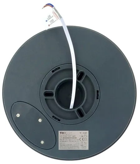 Plafonieră LED cu senzor de mișcare LED/20W/230V 3000/4000/6500K IP54 antracit