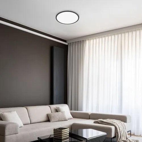 Plafoniera LED moderna Ezio 36W negru, alb