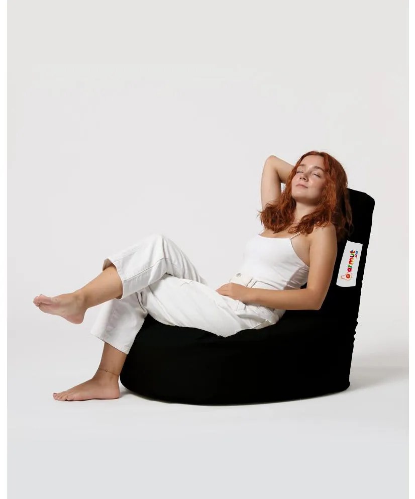 Fotoliu puf Lerna (Negru). Promo -6%. 1101680