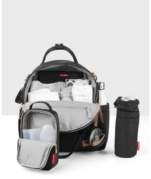 Rucsac de înfășat pentru cărucior 6 în 1 Skip Hop SUITE SET negru