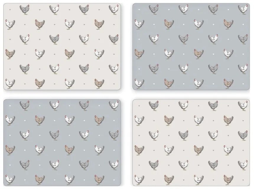 Set 4 suporturi pentru farfurie 29x21 cm Farmers Kitchen - Cooksmart ®