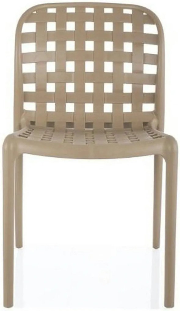 Scaun STRIP, bej, polipropilena, 46x42x83 cm