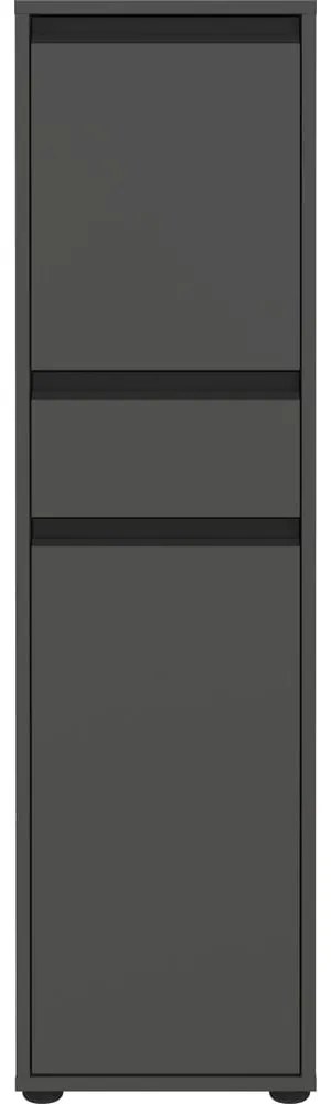 Dulap de baie gri antracit înalt/îngust 33x121 cm Lemont – Germania