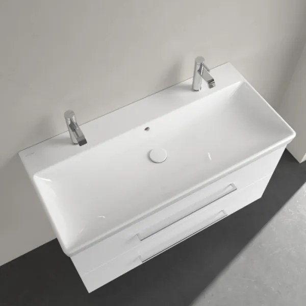 Villeroy & Boch 4156A401 - Lavoar suspendat AVENTO 100 x 47 cm din ceramică, alb