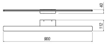 Aplică LED pentru oglindă de baie Redo 01-2507 BARRIO LED/27,39W/230V IP44 alb