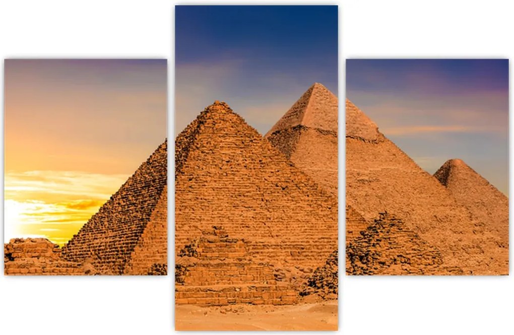 Tablou - Piremidele din Egipt (90x60 cm)