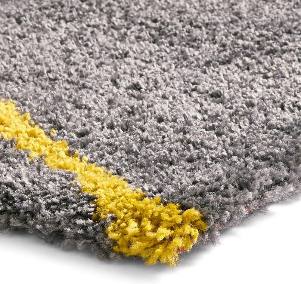 Covor Think Rugs Royal Nomadic Grey & Yellow, 120 x 170 cm, gri - galben