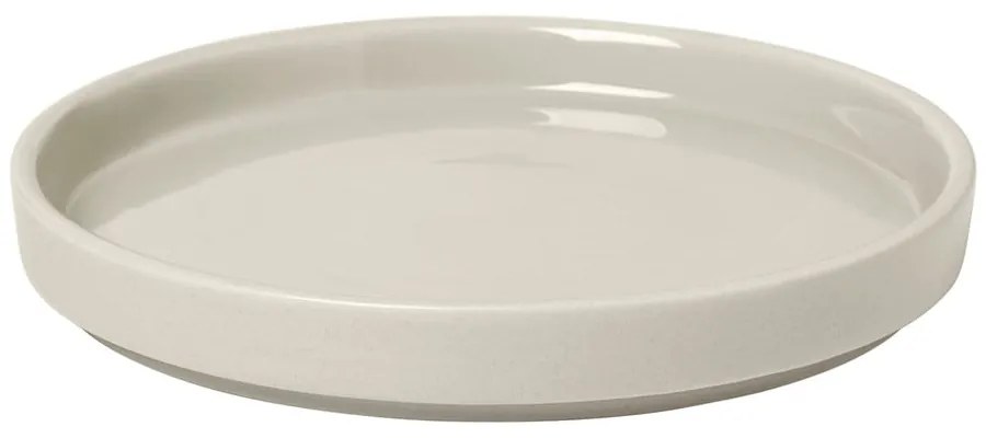 Farfurioară din ceramică Blomus Pilar, ø 14 cm, alb