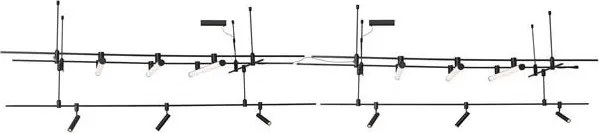 Sistem magnetic-decorativ tubular electrificat CRIMSON NVL-9190800