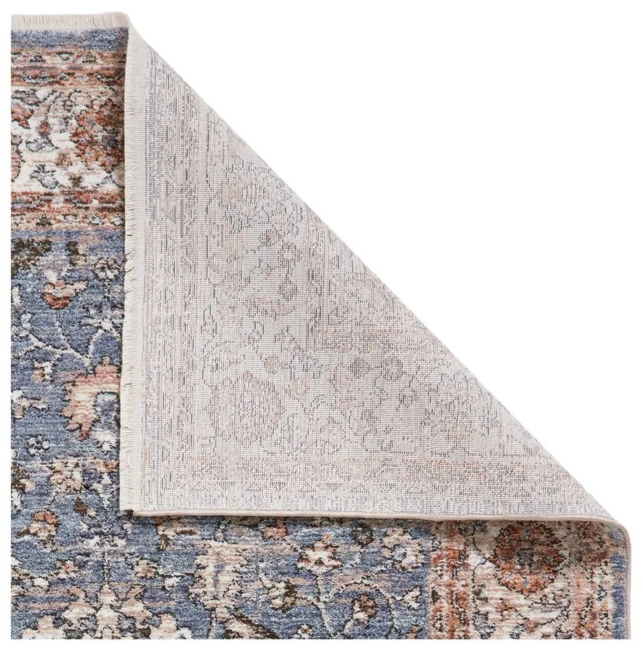 Covor albastru/bej 80x150 cm Vintage – Think Rugs