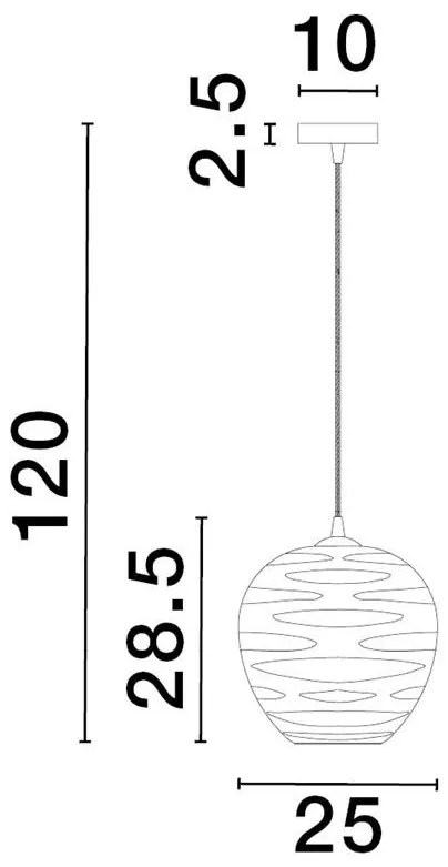 Pendul design decorativ modern EVLEEN