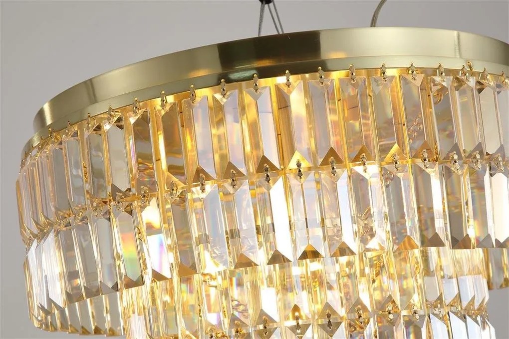 Lustra aplicata cristal Empire 6L, baie IP44