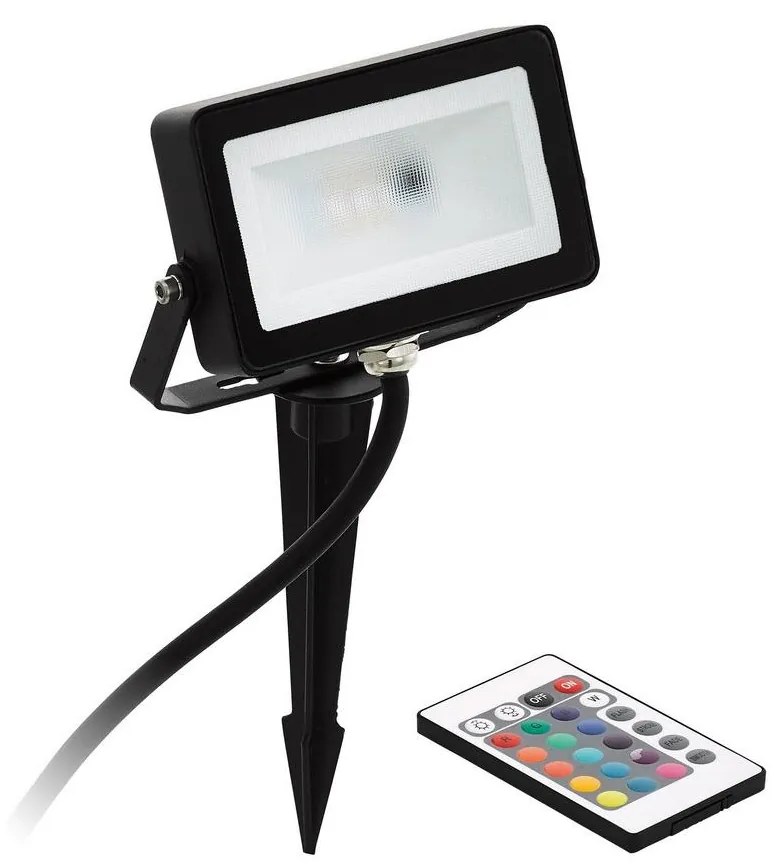 Eglo 98185 - Proiector LED RGB FAEDO 4 LED/10W/230V + telecomandă