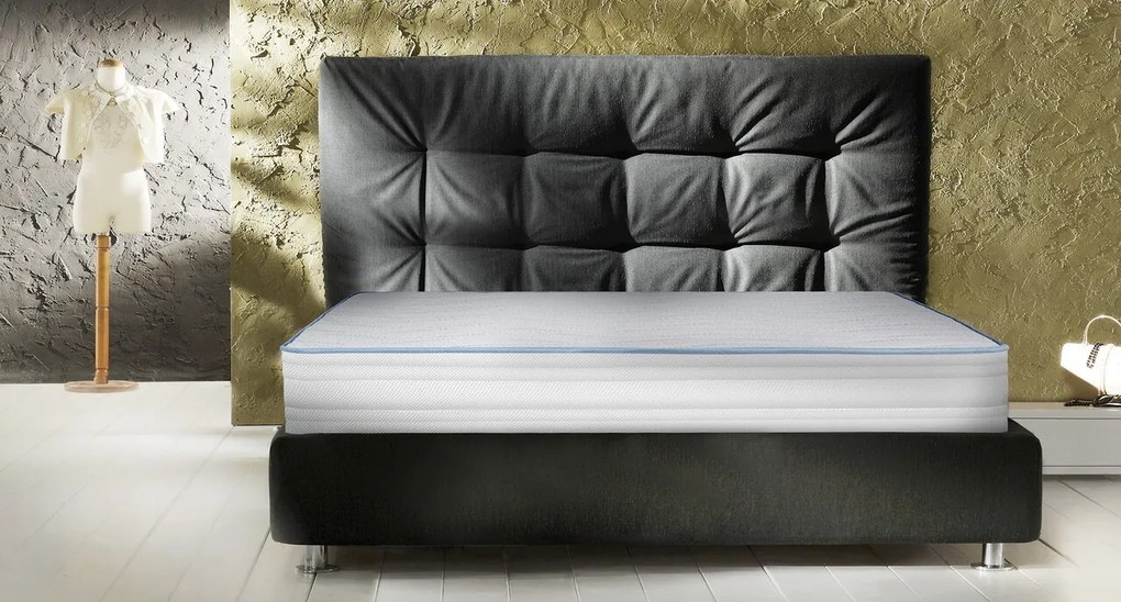 Saltea Argentum Therapy, Memory Arctic Gel, 120x190 cm, H 18 cm, Husa cu ioni de argint, Super Ortopedica, Anatomica