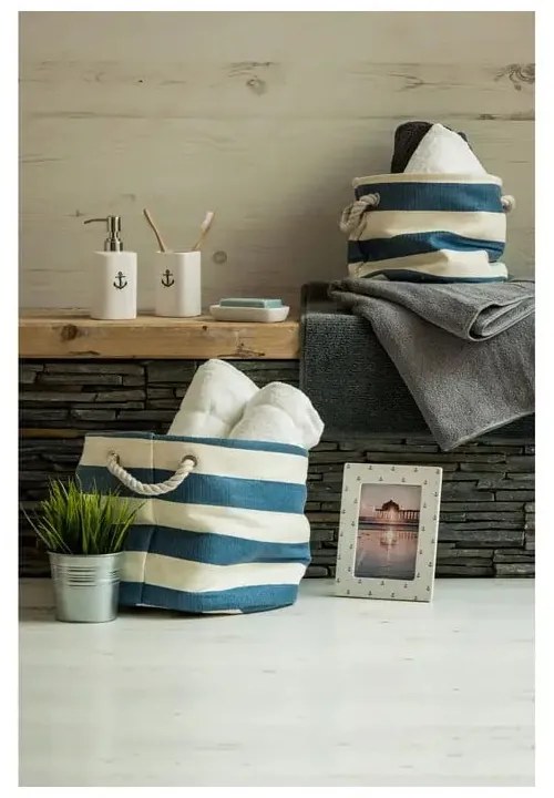 Ramă foto albă din piatră 16x21 cm Sailor – Premier Housewares