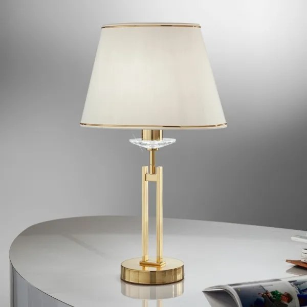 Lampă de cristal de masă Kolarz 330.71.8C IMPERIAL 1xE27/60W/230V auriu/bej