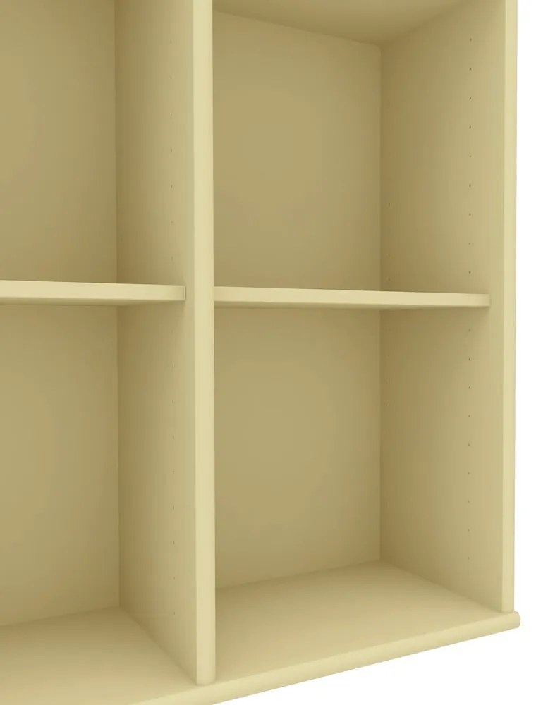 Bibliotecă galben-deschis suspendată 70x70 cm Mistral – Hammel Furniture
