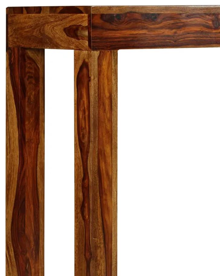 Masa consola din lemn masiv de sheesham, 120 x 35 x 75 cm
