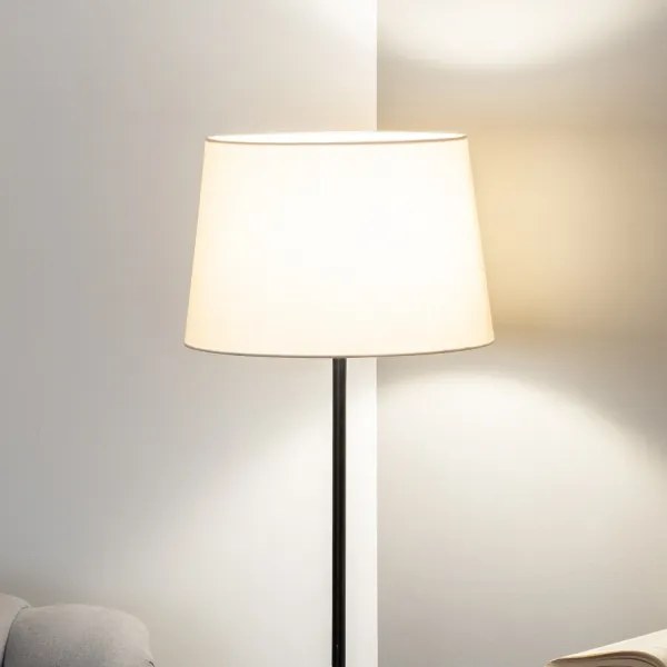 Brilagi Lampadar LED CERIA, 1xE27/40W/230V, Ø 30 cm, bej/negru