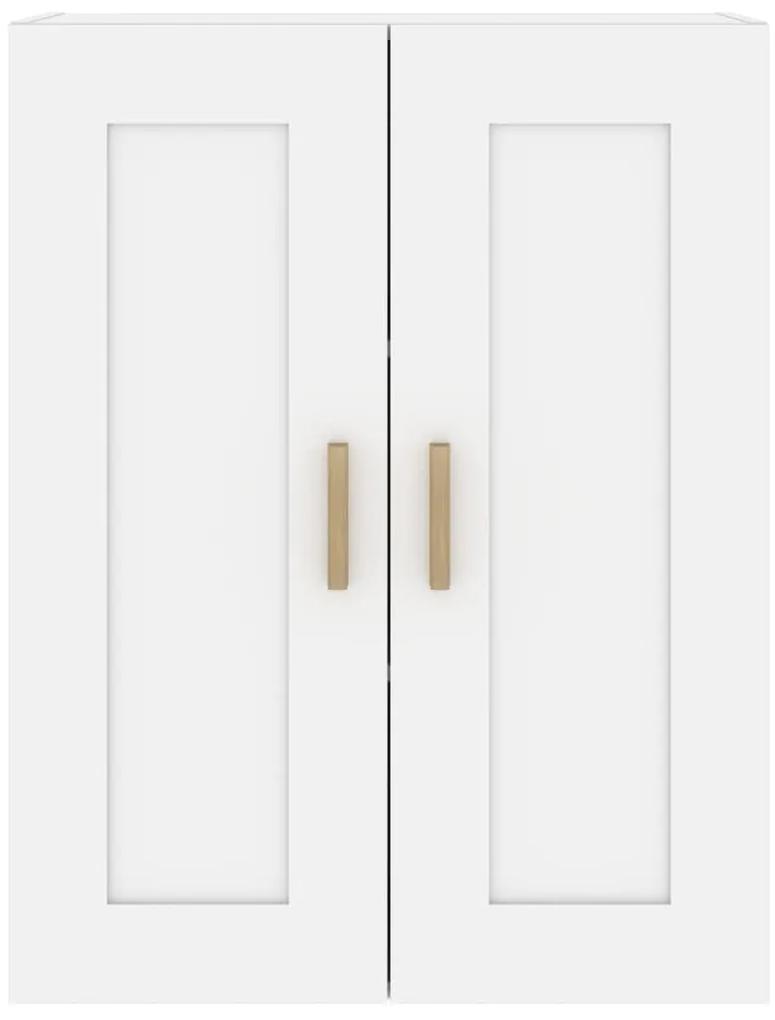 Dulap de perete, alb, 69,5x32,5x90 cm, lemn prelucrat