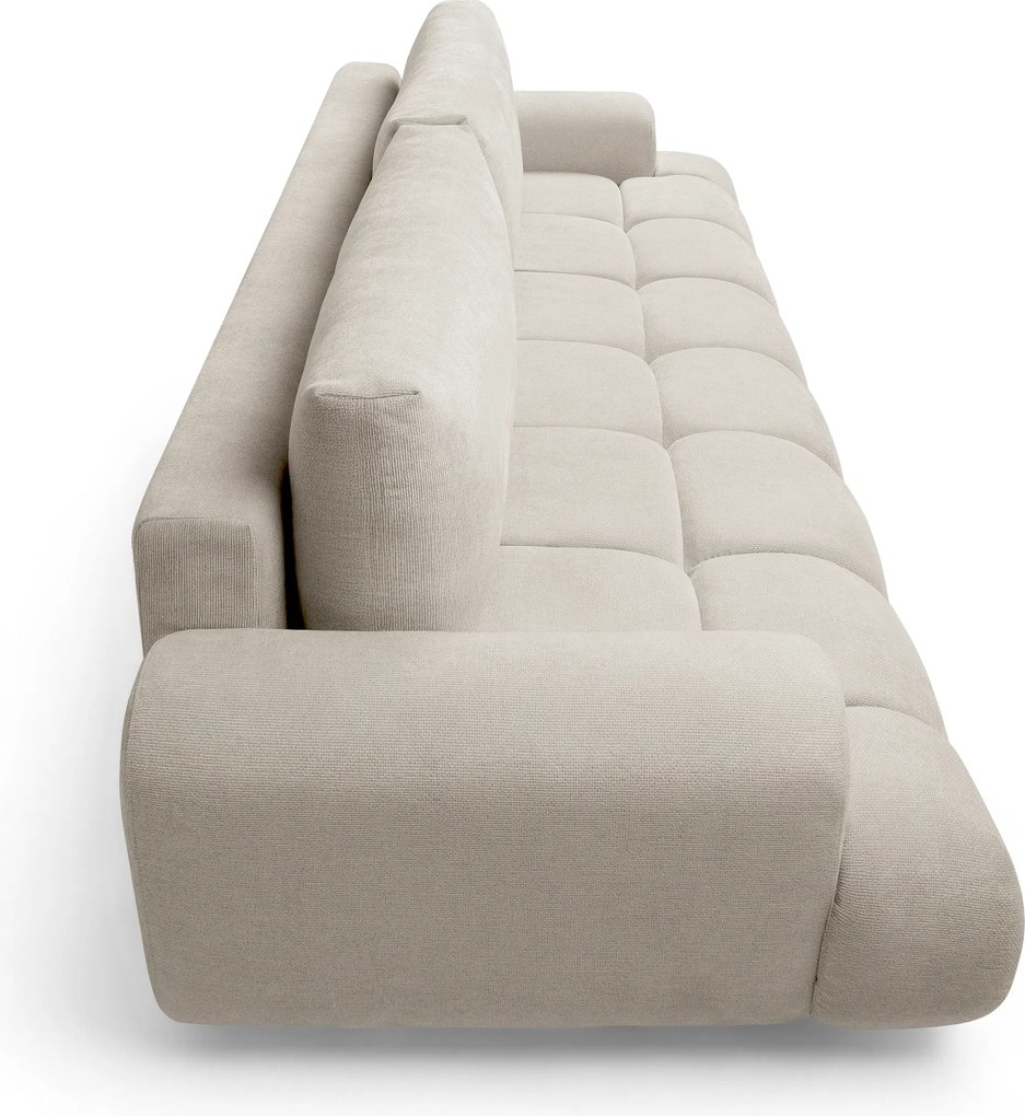 Canapea extensibilă Lutario - chenille bej deschis Vibe 06