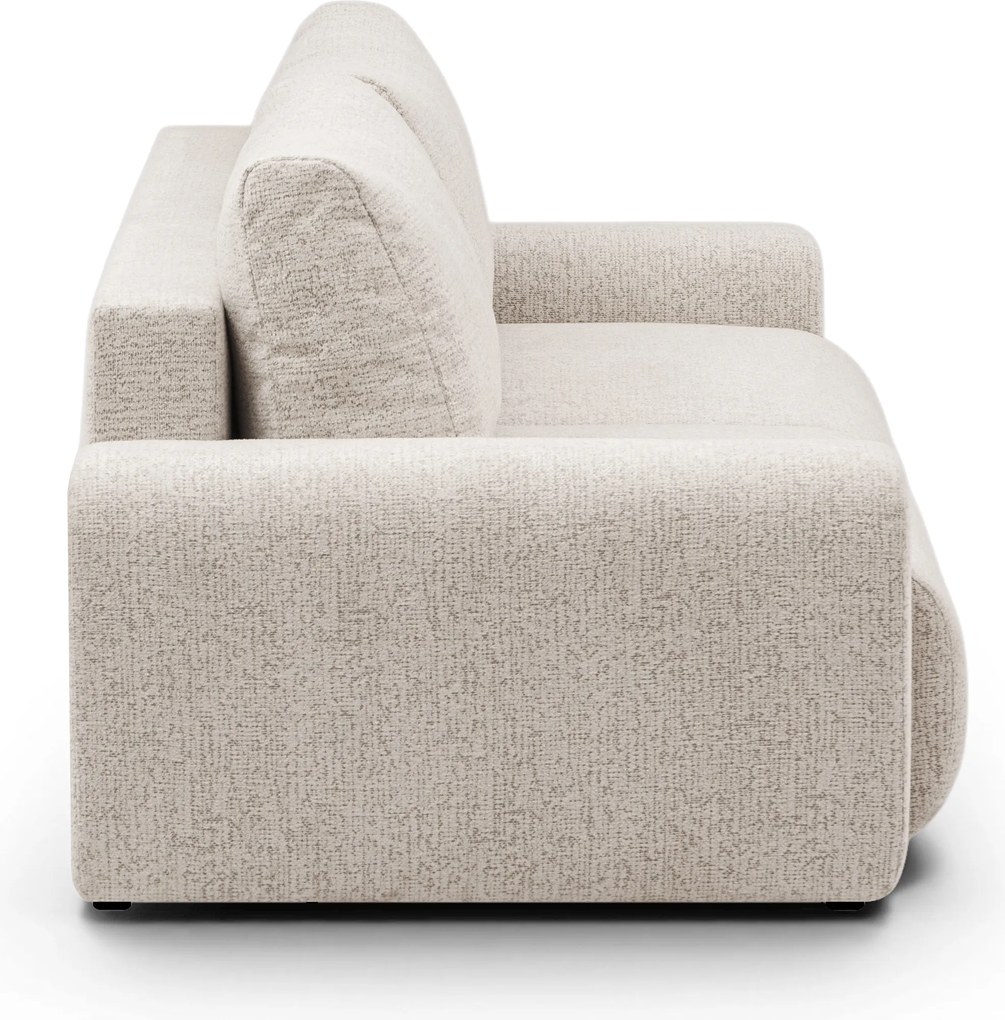 Canapea extensibilă Velamo - chenille bej deschis Bella 05