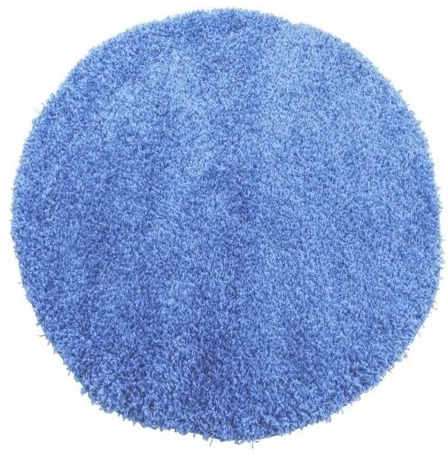 Covor rotund shaggy, albastru Lăţime: 60 cm | Lungime: 60 cm
