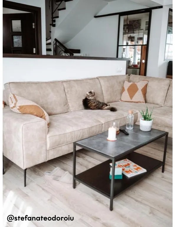 Coltar Culoare Maro Deschis, MICA Varianta de colt: Colt Stanga