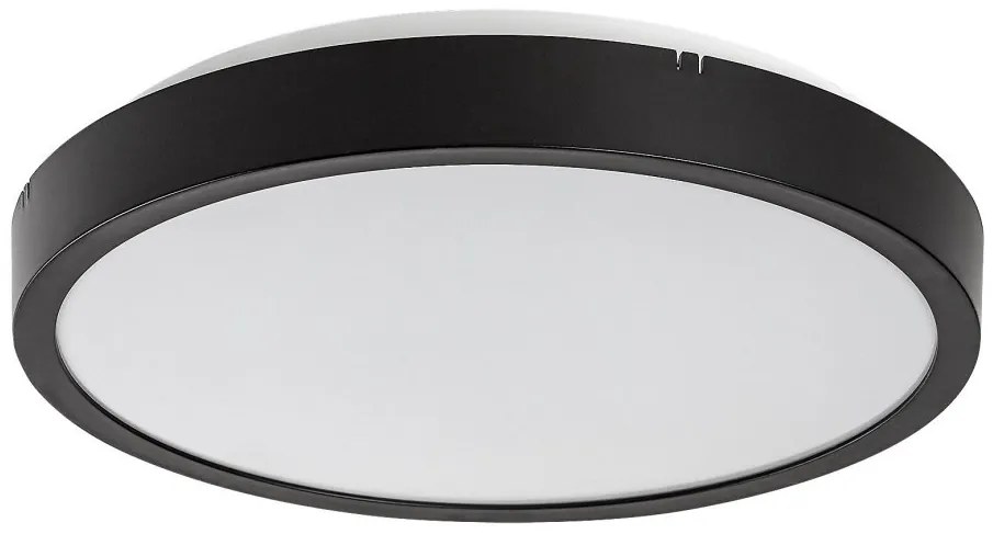 Plafoniera pentru baie, Protectie IP44 Alenzo D-30,5cm negru, alb