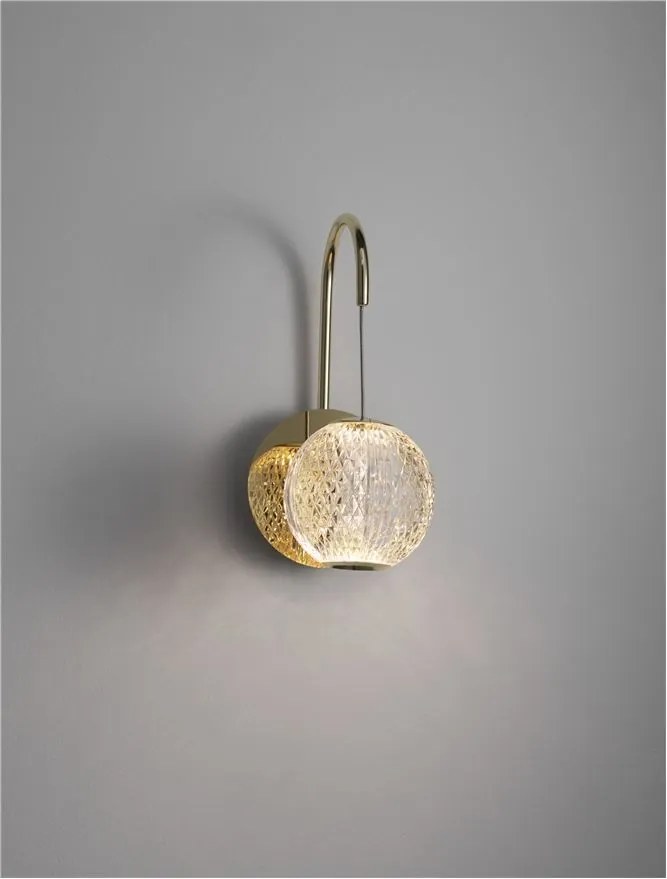 Aplica LED de perete moderna design elegant IP44 BRILLANTE