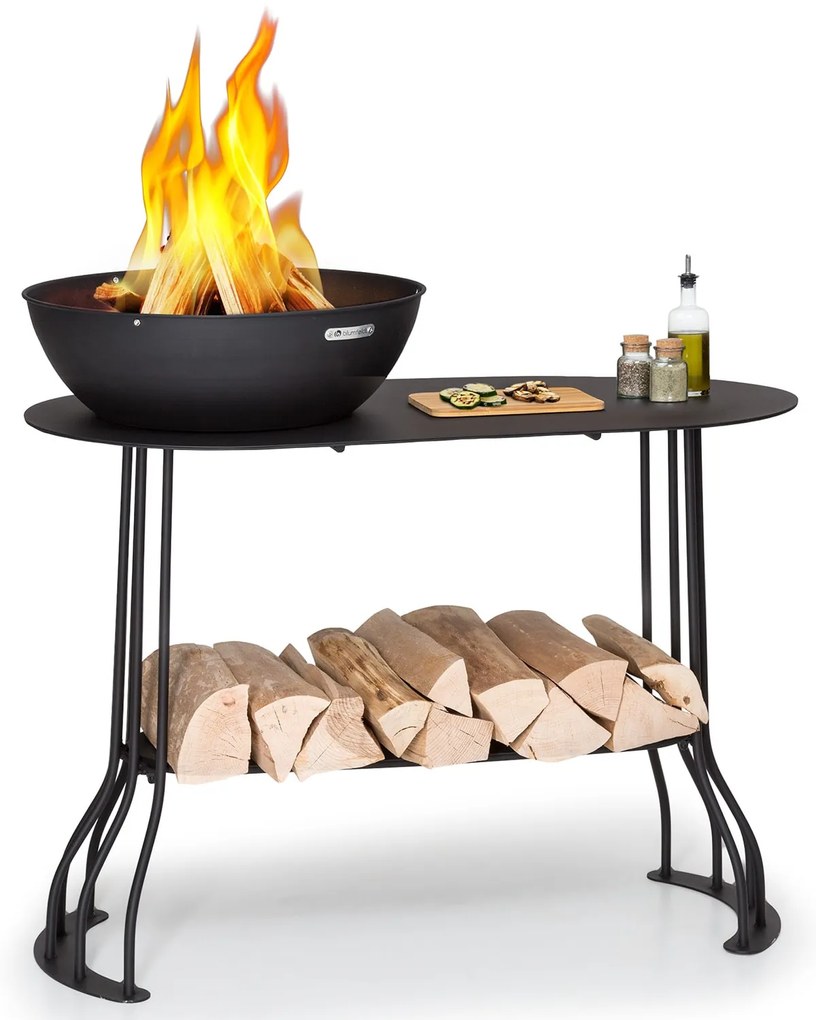 Nantai, stație de grătar, vatră: Ø 50 cm, grătar: Ø 48 cm, design de masă