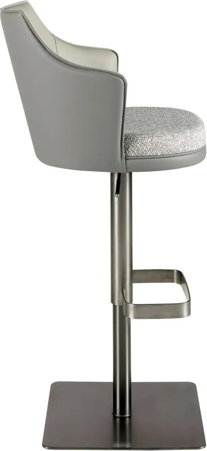 Scaun de bar pivotant cu inaltime reglabila Stool gri