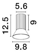 Spot aplicat design decorativ LUVIA, NVL-9011438