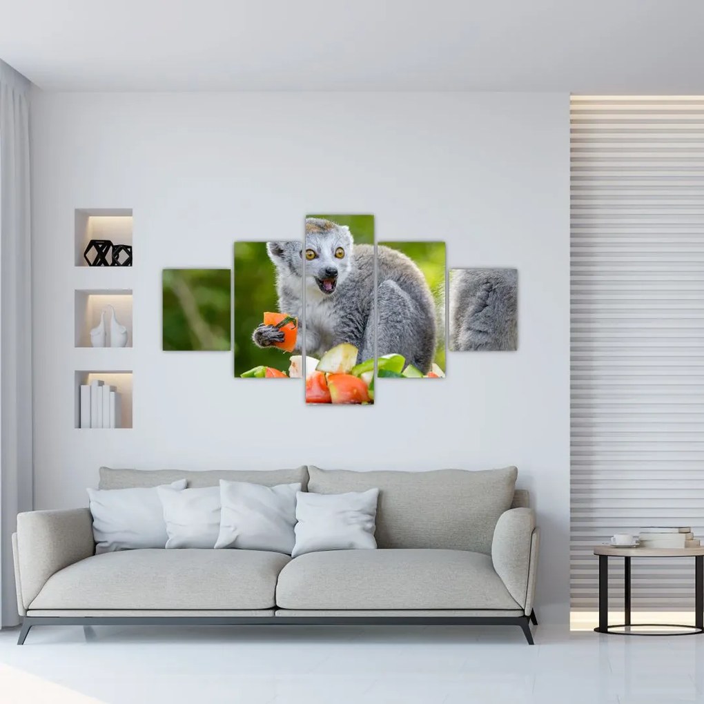 Tablou cu lemur (125x70 cm), în 40 de alte dimensiuni noi