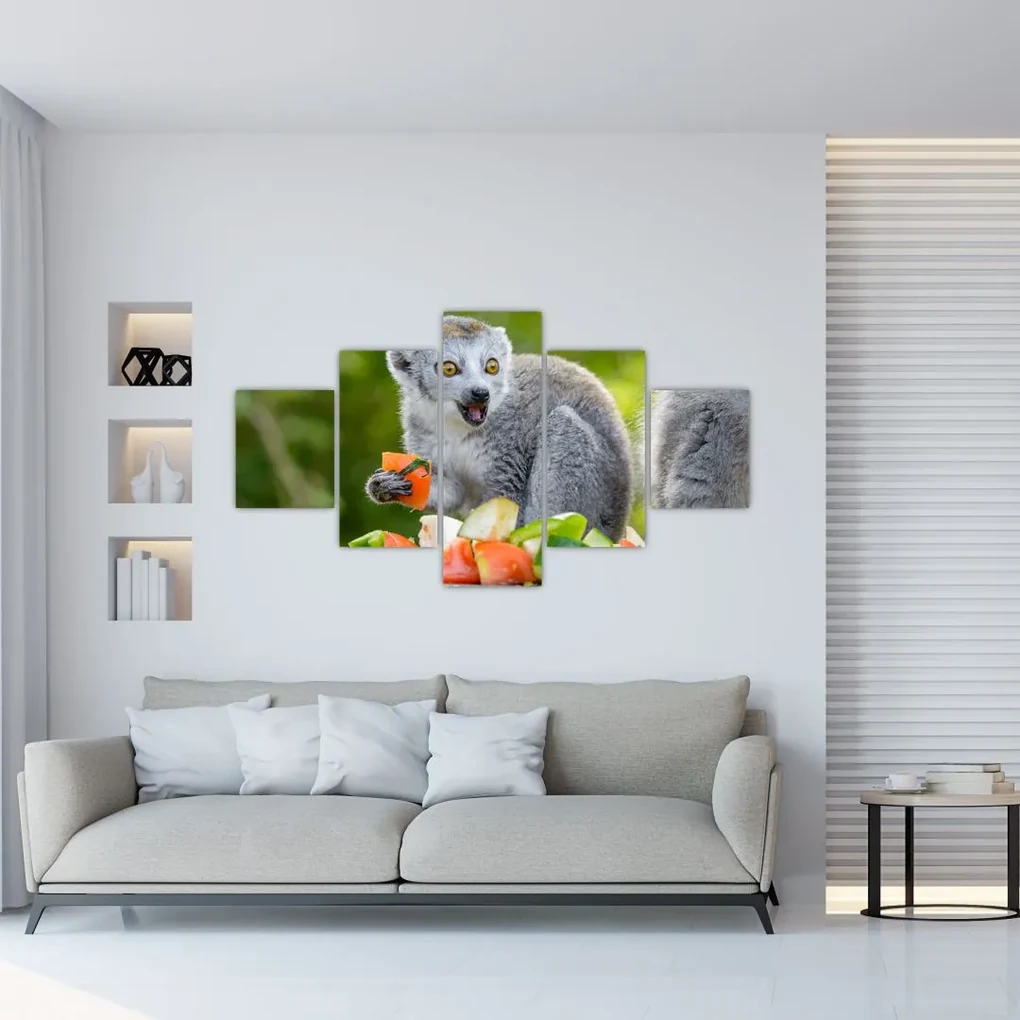 Tablou cu lemur (125x70 cm), în 40 de alte dimensiuni noi