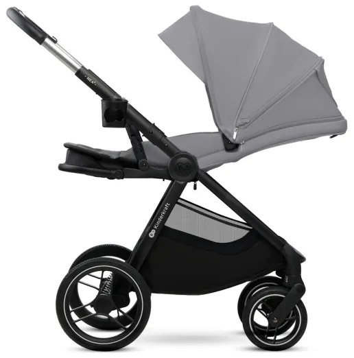 Cărucior de copii combinat 2 în 1 KINDERKRAFT NEA 2 Platinum grey