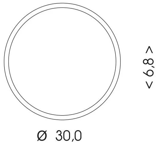 Plafonieră LED cu senzor Ecolite WMAT300/HF-15W/BI LED/15W/230V alb